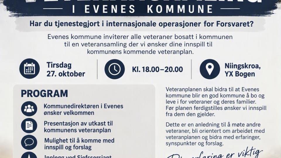 Lenke til artikkel: Velkommen til veteransamling