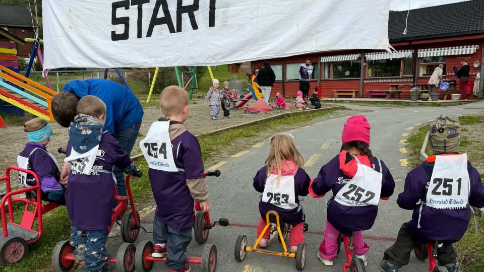 Lenke til artikkel: Bilder fra Arctic Race of Norway i Liland barnehage